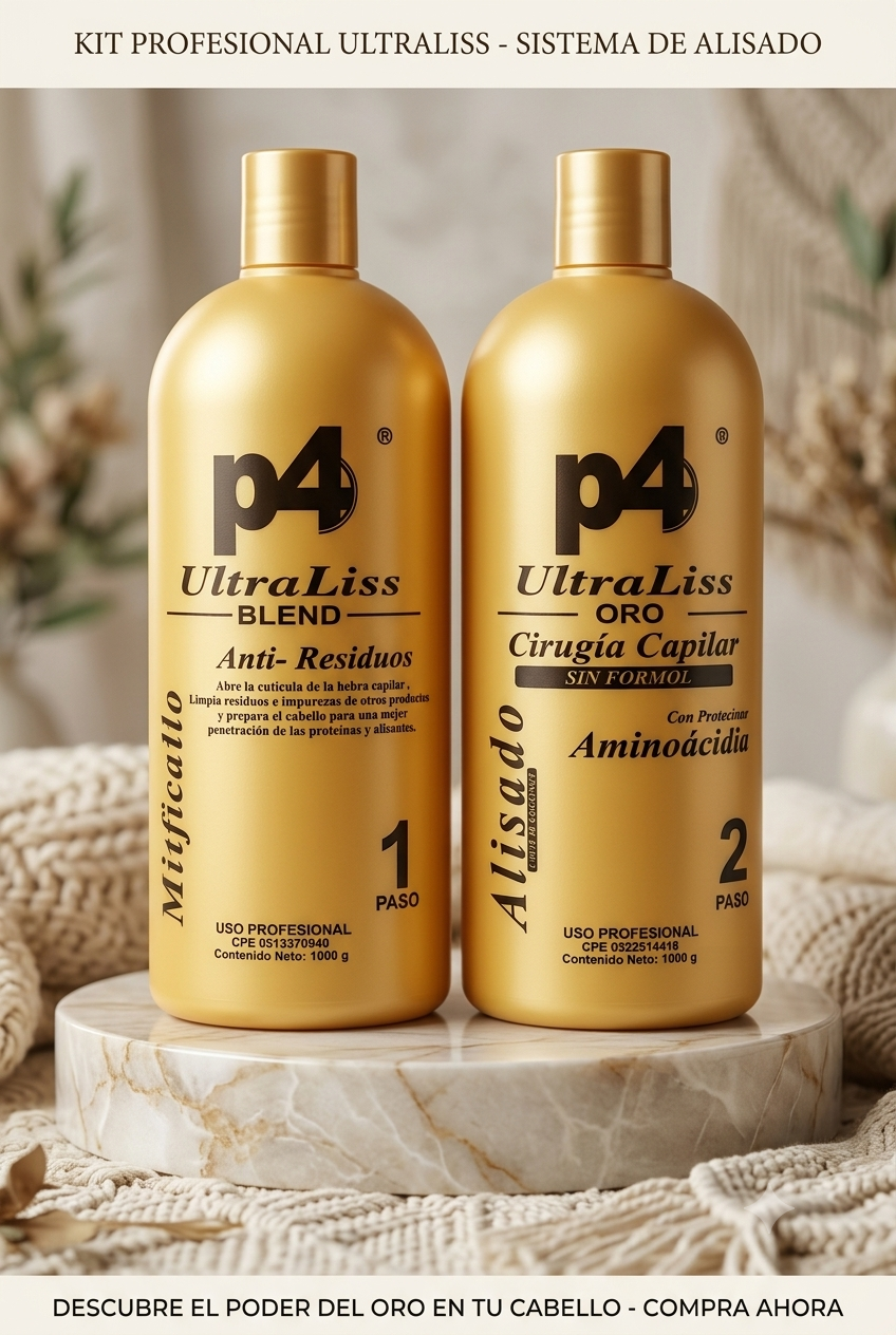 P4 ultra liss oro cirugia capilar