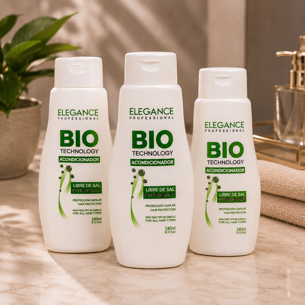 Acondicionador Elegance Professional Bio Technology - Hidratación Capilar (240ml)