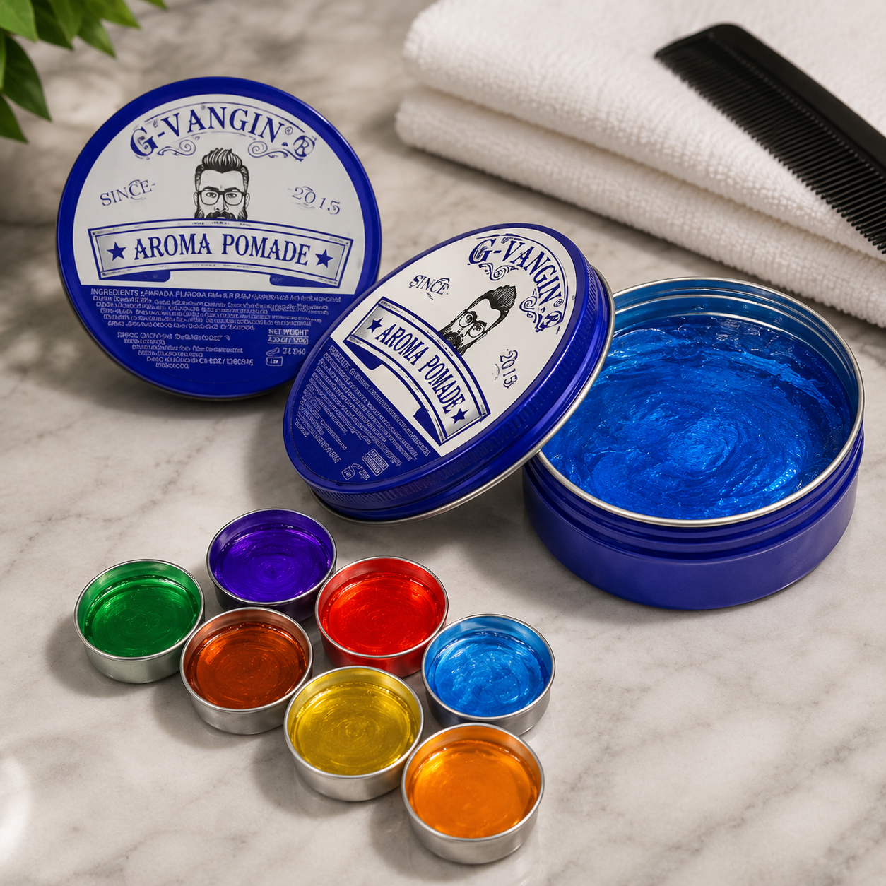 Aroma Pomade G-Vangin - Pomada Fijadora con Fragancia