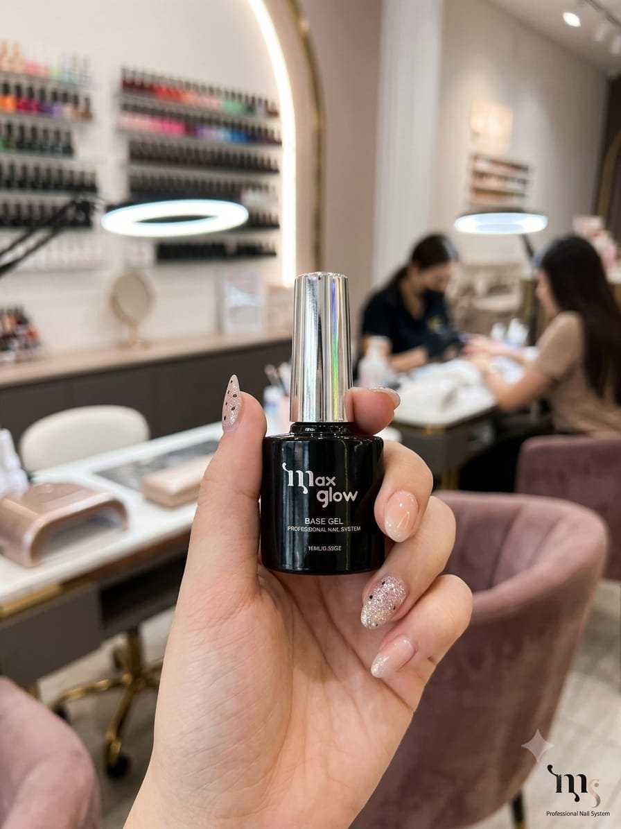 Max Glow Base Gel - Professional Nail System