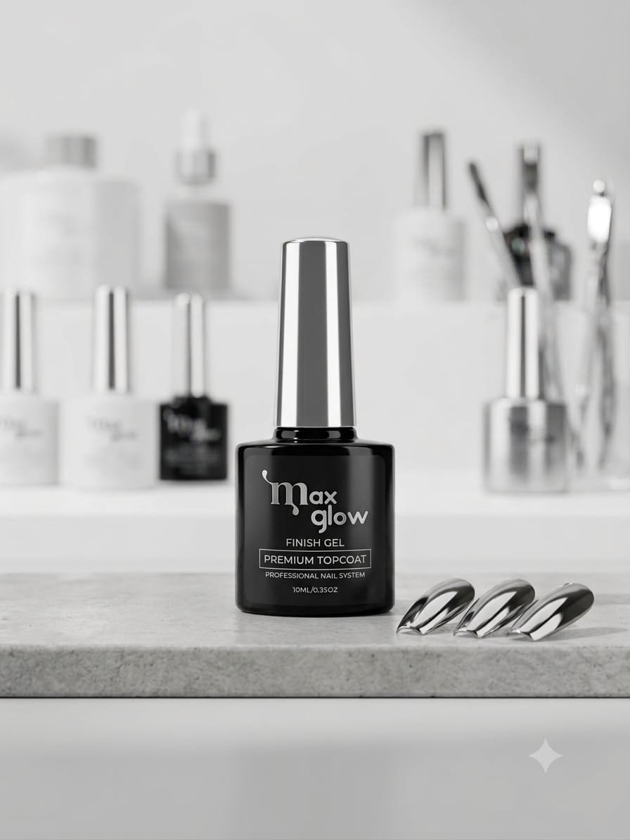 Max Glow Finish Gel - Premium Topcoat