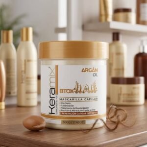 Mascarilla Capilar Keramix BTOX con Aceite de Argán - Reparación Intensiva (500g)