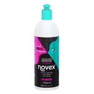 Crema para Peinar Novex Santo Black Poderoso - Volumizador (500ml)
