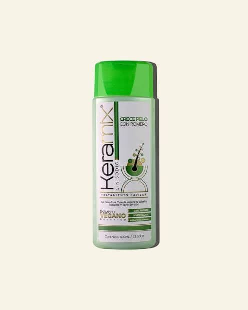 Shampoo Keramix Crece Pelo con Romero - Tratamiento Capilar Fortificante