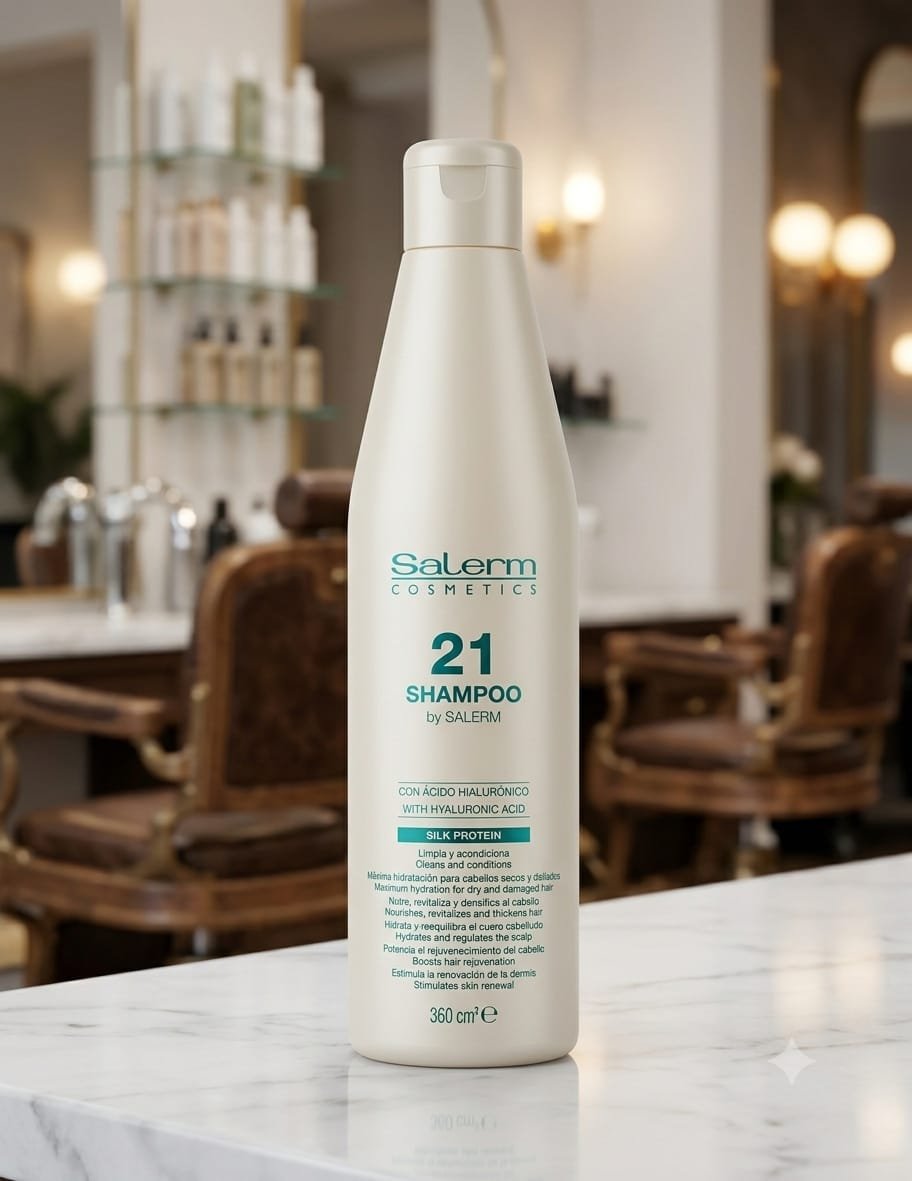 Shampoo Salerm 21 - Ácido Hialurónico y Proteína de Seda