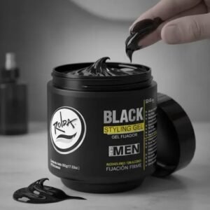 Black Styling Gel Rolda for Men - Fijación Firme sin Alcohol