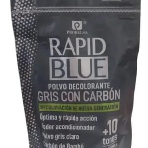 Rapid Blue - Polvo Decolorante Gris con Carbón de Bambú