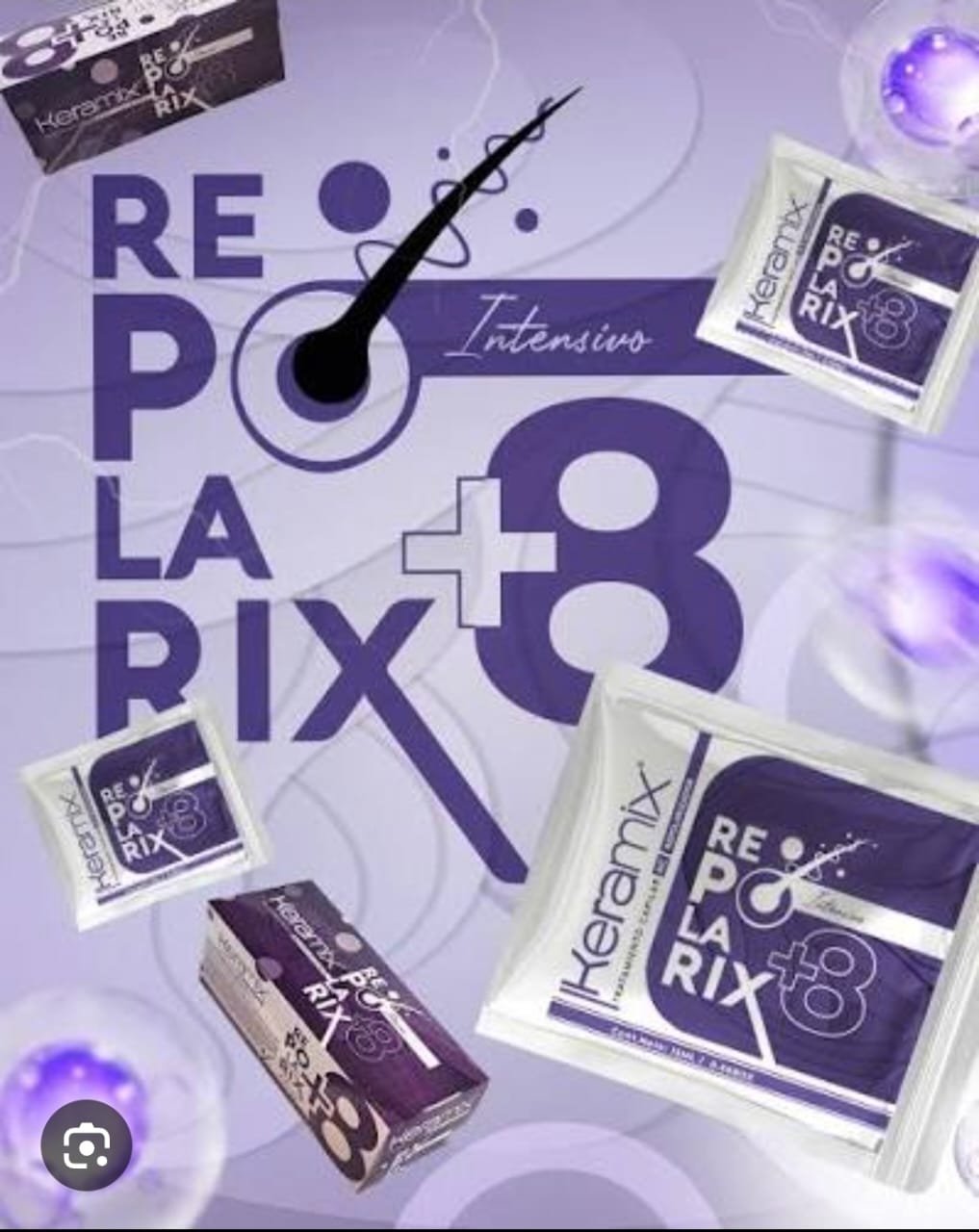 Keramix Repolarix +8 - Tratamiento Capilar Intensivo