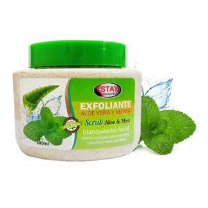 Exfoliante Blanqueador Facial Stay Beautiful - Aloe Vera y Menta
