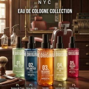Colección Eau de Cologne Immortal NYC - Fragancias de Autor para el Hombre Moderno