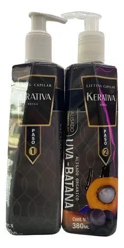 Kit Kerativa Brasil Uva-Batana - Alisado Orgánico y Lifting Capilar