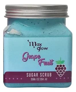 Sugar Scrub Grape Fruit de Max Glow - Exfoliación Dulce y Renovadora