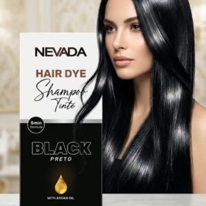 Hair Dye Shampoo Nevada - Color Negro Intenso en solo 5 Minutos