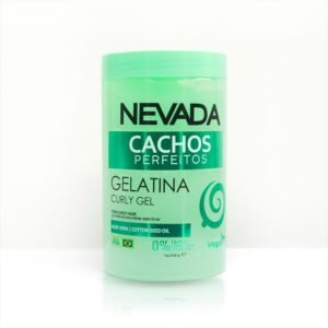 Gelatina Nevada Cachos Perfeitos - Definición Vegana con Aloe Vera y Algodón