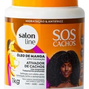 Ativador de Cachos S.O.S Cachos Salon Line - Ultra-Hidratación con Óleo de Manga