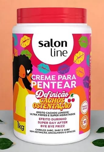 Crema para Peinar Salon Line - Definición Cachos Ostentação: Rizos Largos y Firmes