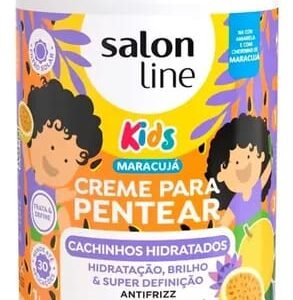 Crema para Peinar Salon Line Kids - Hidratación y Definición con Aroma a Maracuyá