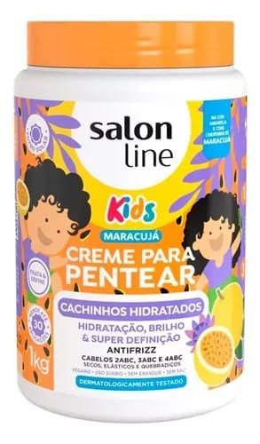 Crema para Peinar Salon Line Kids - Hidratación y Definición con Aroma a Maracuyá