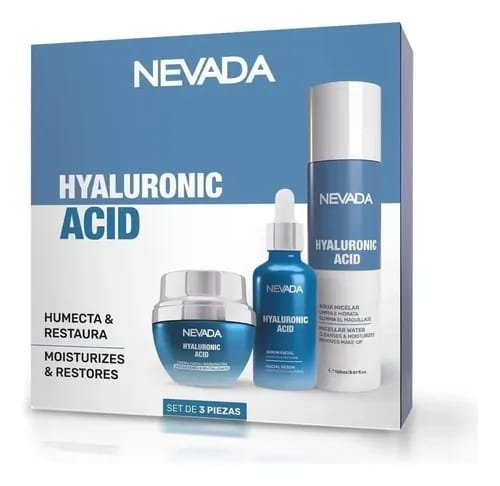 Set de Cuidado Facial Hyaluronic Acid de Nevada - Humecta y Restaura