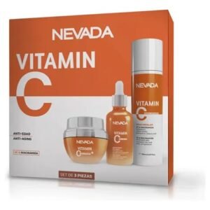 Set de Cuidado Facial Vitamina C de Nevada - Acción Anti-Edad con Niacinamida