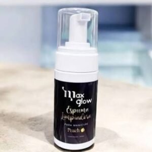Espuma Limpiadora para Manicure Max Glow (Peach) - Higiene y Frescura Profesional