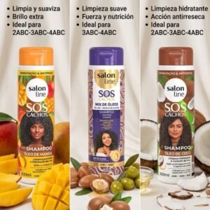 Shampoos S.O.S Cachos Salon Line - Especialistas en Definición e Hidratación
