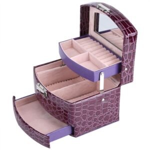Organizador de Maquillaje Multinivel con Espejo - Estilo y Orden para tus Cosméticos