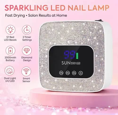 Lámpara LED Inalámbrica para Uñas Sparkling SUN S50 Max