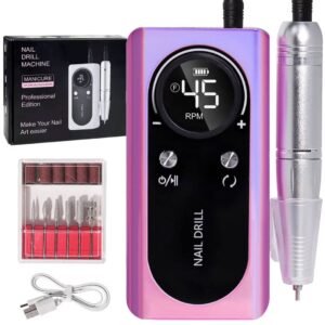 Torno Pulidor de Uñas Inalámbrico Profesional (Nail Drill Machine)