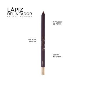 Lápiz Delineador en Gel Marrón de Salome Makeup